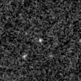 F115W image, 3.2 arcsec across, north up