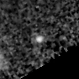 F444W image, 3.2 arcsec across, north up