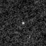 F090W image, 3.2 arcsec across, north up