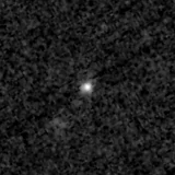 F150W image, 3.2 arcsec across, north up