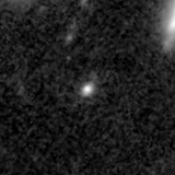 F090W image, 3.2 arcsec across, north up