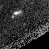 F115W image, 3.2 arcsec across, north up