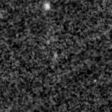 F200W image, 3.2 arcsec across, north up