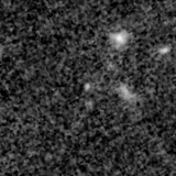 F115W image, 3.2 arcsec across, north up