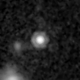 F444W image, 3.2 arcsec across, north up