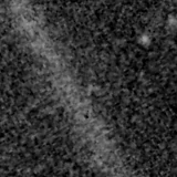 F150W image, 3.2 arcsec across, north up