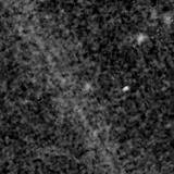 F200W image, 3.2 arcsec across, north up