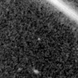 F090W image, 3.2 arcsec across, north up