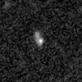F200W image, 3.2 arcsec across, north up
