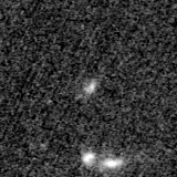 F115W image, 3.2 arcsec across, north up