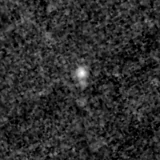 F115W image, 3.2 arcsec across, north up