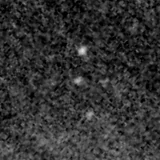 F115W image, 3.2 arcsec across, north up