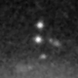 F277W image, 3.2 arcsec across, north up