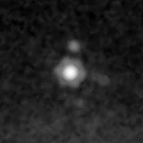 F444W image, 3.2 arcsec across, north up