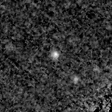 F115W image, 3.2 arcsec across, north up