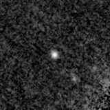 F200W image, 3.2 arcsec across, north up