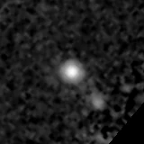 F356W image, 3.2 arcsec across, north up