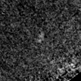 F115W image, 3.2 arcsec across, north up