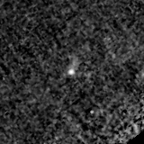 F200W image, 3.2 arcsec across, north up