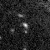 F200W image, 3.2 arcsec across, north up