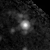 F356W image, 3.2 arcsec across, north up