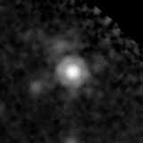 F444W image, 3.2 arcsec across, north up