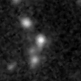 F277W image, 3.2 arcsec across, north up