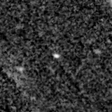 F150W image, 3.2 arcsec across, north up