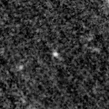 F200W image, 3.2 arcsec across, north up