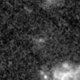 F090W image, 3.2 arcsec across, north up