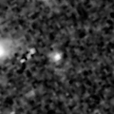 F277W image, 3.2 arcsec across, north up