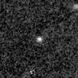 F115W image, 3.2 arcsec across, north up