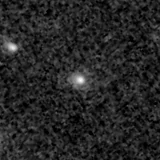 F115W image, 3.2 arcsec across, north up