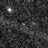 F150W image, 3.2 arcsec across, north up