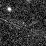 F200W image, 3.2 arcsec across, north up