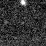 F150W image, 3.2 arcsec across, north up