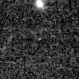 F200W image, 3.2 arcsec across, north up