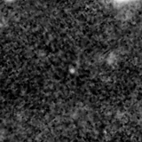 F200W image, 3.2 arcsec across, north up