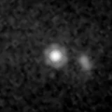 F444W image, 3.2 arcsec across, north up
