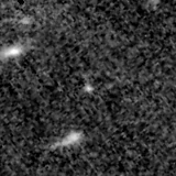 F115W image, 3.2 arcsec across, north up