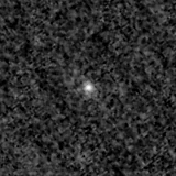 F150W image, 3.2 arcsec across, north up