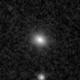 F200W image, 3.2 arcsec across, north up