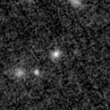 F090W image, 3.2 arcsec across, north up