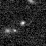 F115W image, 3.2 arcsec across, north up