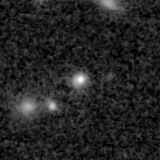 F200W image, 3.2 arcsec across, north up