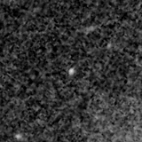 F150W image, 3.2 arcsec across, north up