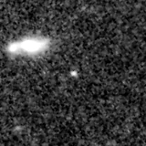 F200W image, 3.2 arcsec across, north up
