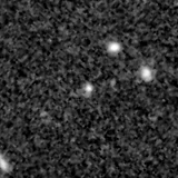 F150W image, 3.2 arcsec across, north up