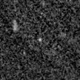 F150W image, 3.2 arcsec across, north up