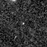 F090W image, 3.2 arcsec across, north up